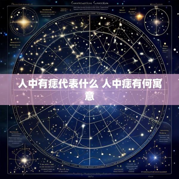 人中有痣代表什么 人中痣有何寓意