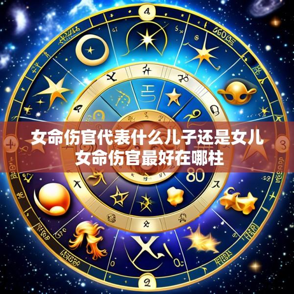 女命伤官代表什么儿子还是女儿 女命伤官最好在哪柱