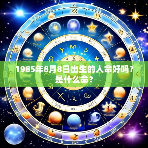 1985年8月8日出生的人命好吗？是什么命？
