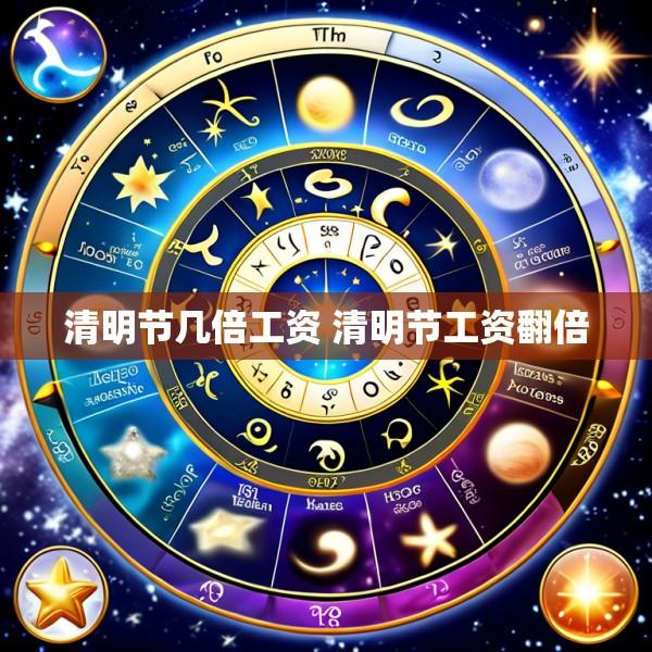 清明节几倍工资 清明节工资翻倍