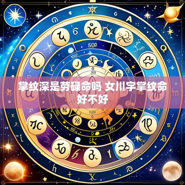 掌纹深是劳碌命吗 女川字掌纹命好不好