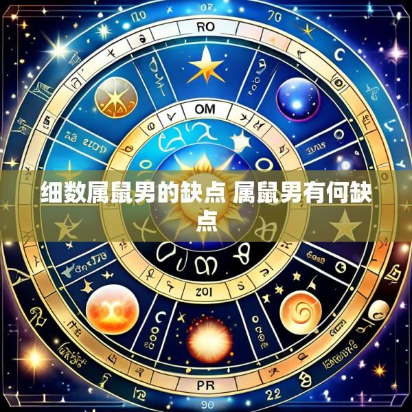 细数属鼠男的缺点 属鼠男有何缺点
