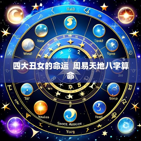 四大丑女的命运  周易天地八字算命