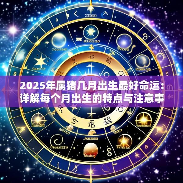 2025年属猪几月出生最好命运：详解每个月出生的特点与注意事项