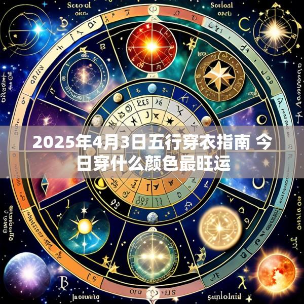 2025年4月3日五行穿衣指南 今日穿什么颜色最旺运