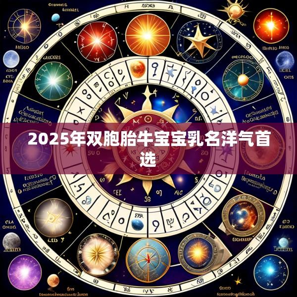 2025年双胞胎牛宝宝乳名洋气首选