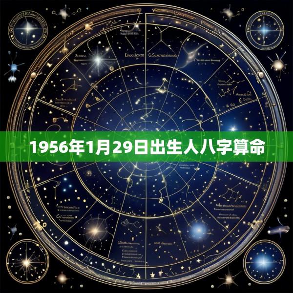 1956年1月29日出生人八字算命