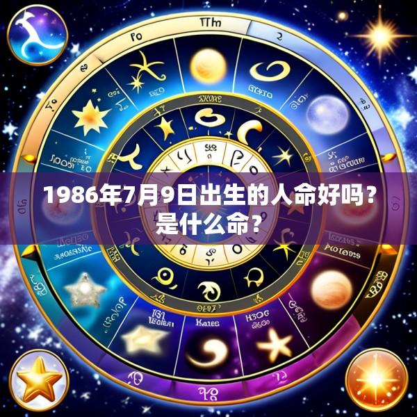1986年7月9日出生的人命好吗？是什么命？