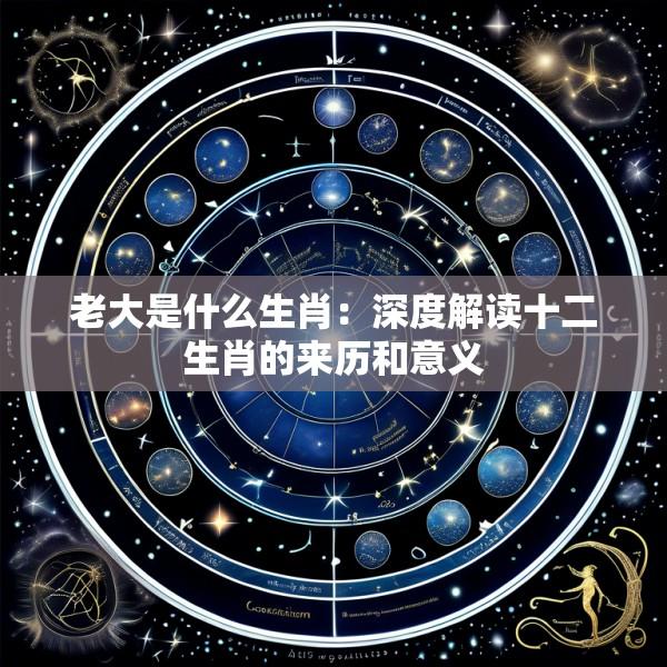 老大是什么生肖：深度解读十二生肖的来历和意义