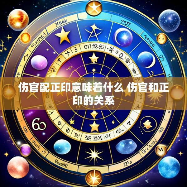 伤官配正印意味着什么 伤官和正印的关系