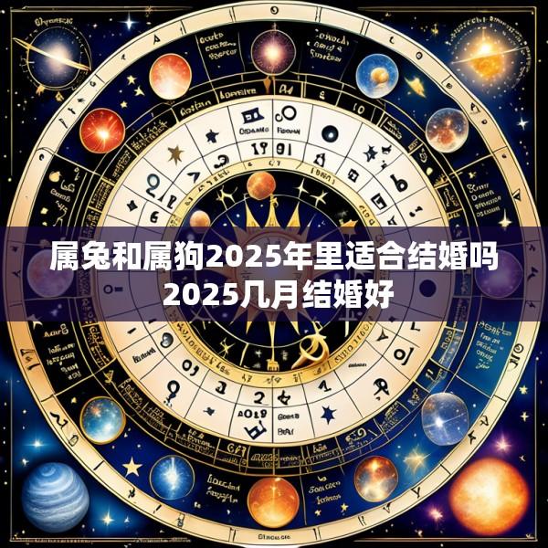 属兔和属狗2025年里适合结婚吗 2025几月结婚好