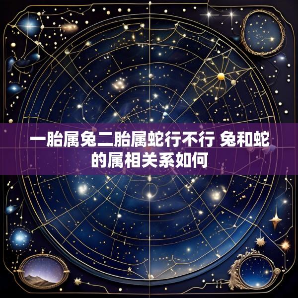一胎属兔二胎属蛇行不行 兔和蛇的属相关系如何