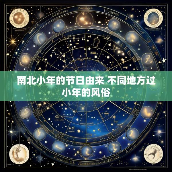 南北小年的节日由来 不同地方过小年的风俗
