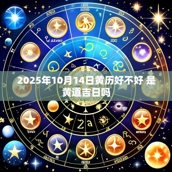 2025年10月14日黄历好不好 是黄道吉日吗