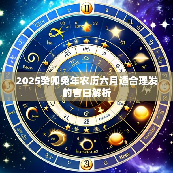 2025癸卯兔年农历六月适合理发的吉日解析