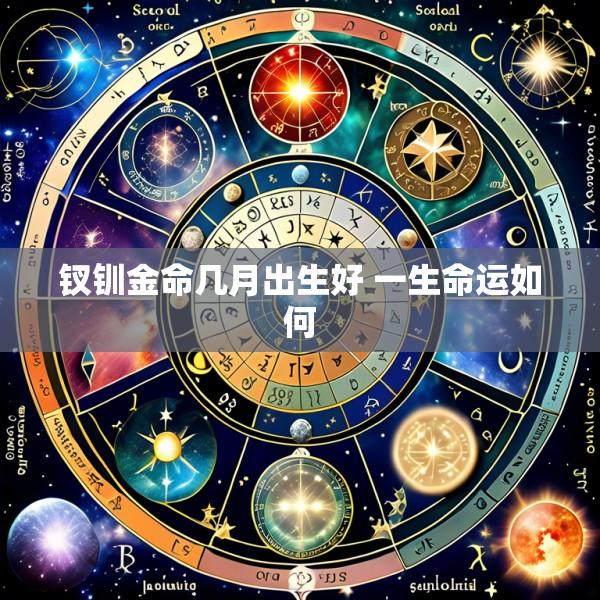 钗钏金命几月出生好 一生命运如何