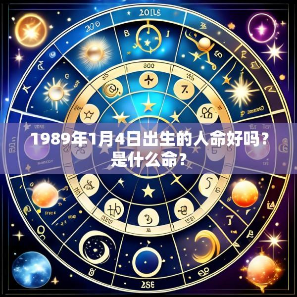 1989年1月4日出生的人命好吗？是什么命？