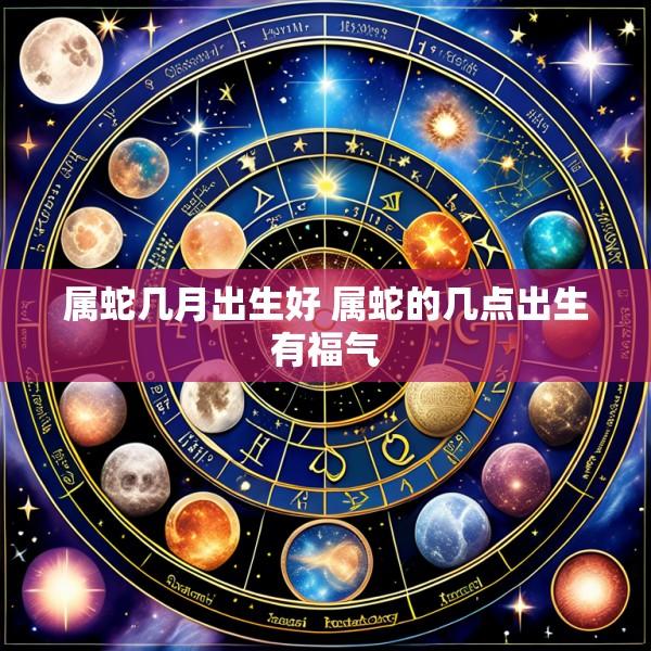 属蛇几月出生好 属蛇的几点出生有福气