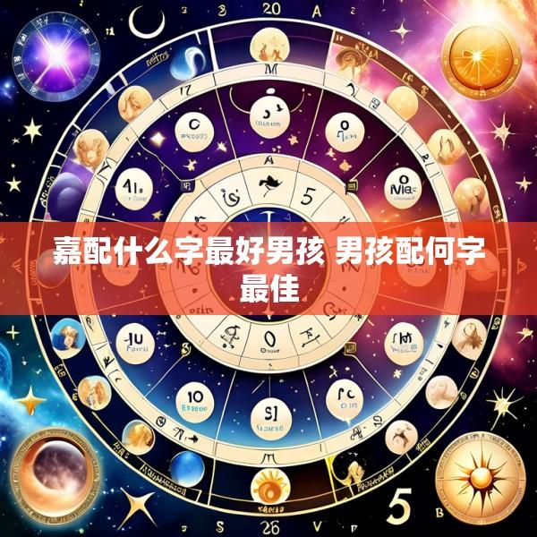 嘉配什么字最好男孩 男孩配何字最佳