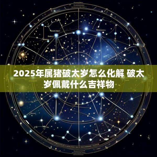 2025年属猪破太岁怎么化解 破太岁佩戴什么吉祥物