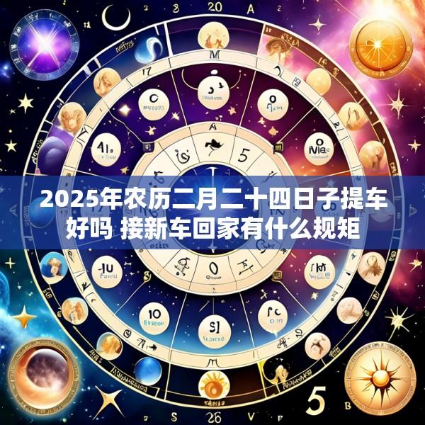 2025年农历二月二十四日子提车好吗 接新车回家有什么规矩