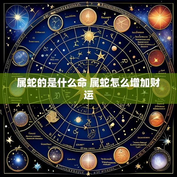 属蛇的是什么命 属蛇怎么增加财运