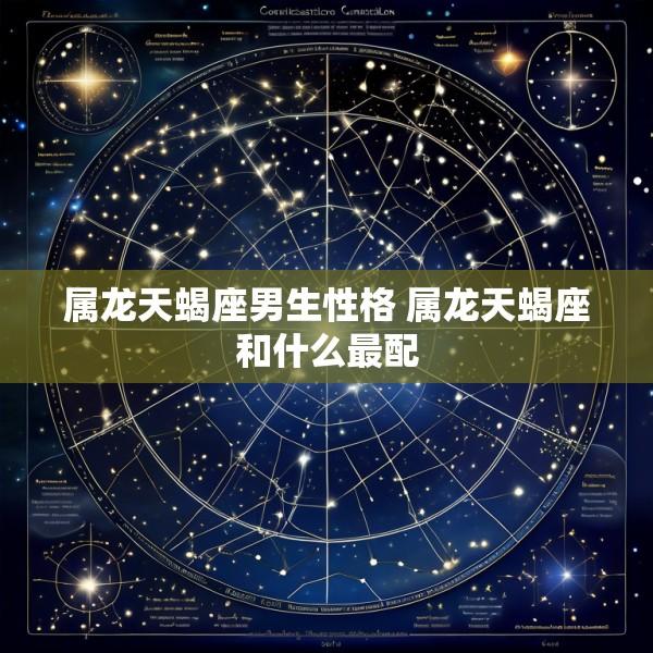 属龙天蝎座男生性格 属龙天蝎座和什么最配