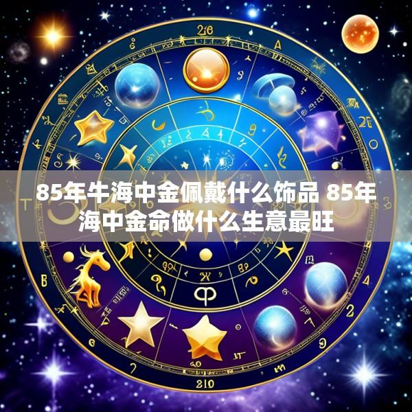 85年牛海中金佩戴什么饰品 85年海中金命做什么生意最旺