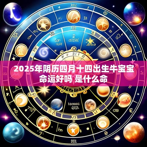 2025年阴历四月十四出生牛宝宝命运好吗 是什么命