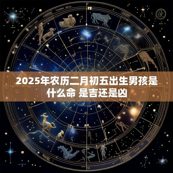 2025年农历二月初五出生男孩是什么命 是吉还是凶