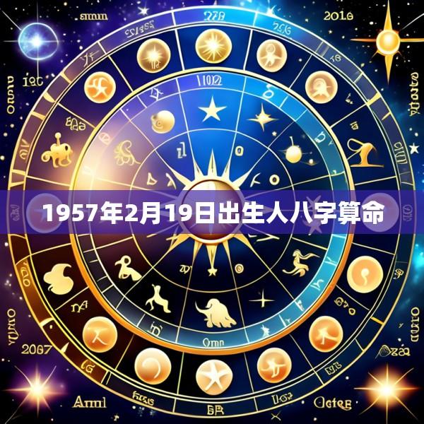 1957年2月19日出生人八字算命