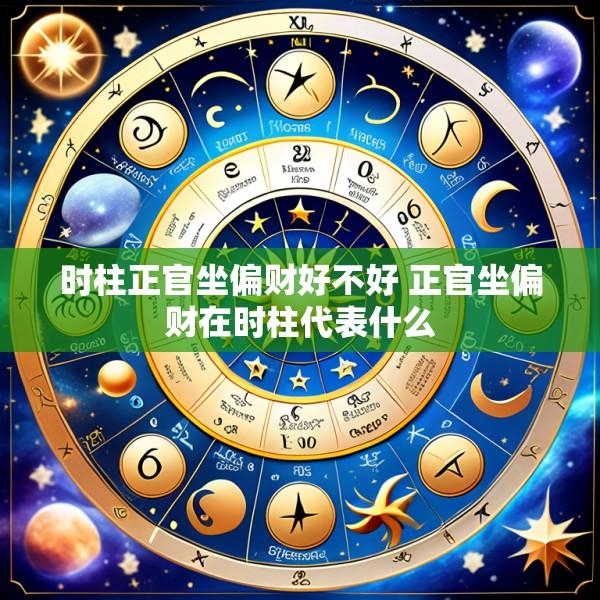时柱正官坐偏财好不好 正官坐偏财在时柱代表什么