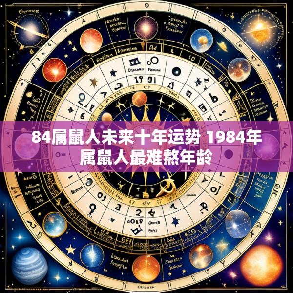 84属鼠人未来十年运势 1984年属鼠人最难熬年龄