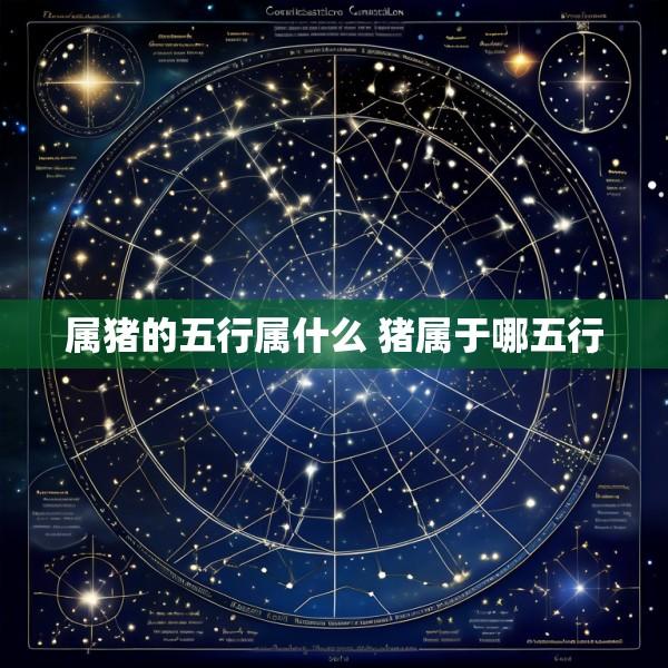 属猪的五行属什么 猪属于哪五行