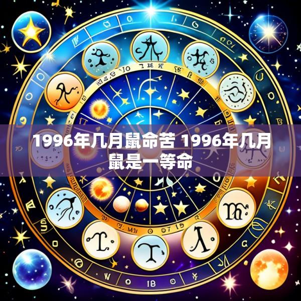 1996年几月鼠命苦 1996年几月鼠是一等命