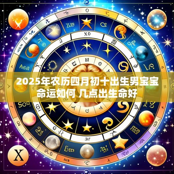 2025年农历四月初十出生男宝宝命运如何 几点出生命好
