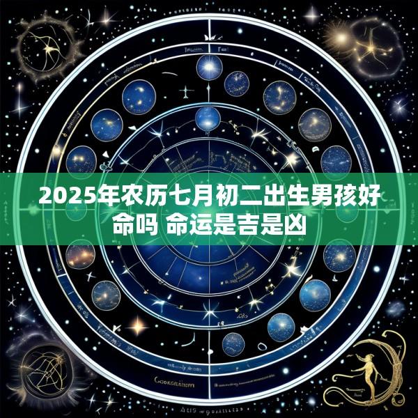 2025年农历七月初二出生男孩好命吗 命运是吉是凶