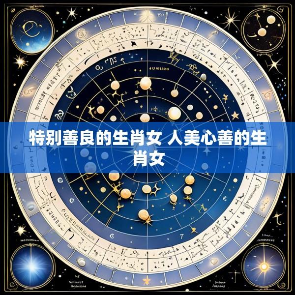 特别善良的生肖女 人美心善的生肖女