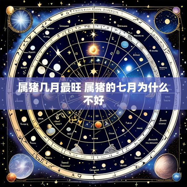 属猪几月最旺 属猪的七月为什么不好