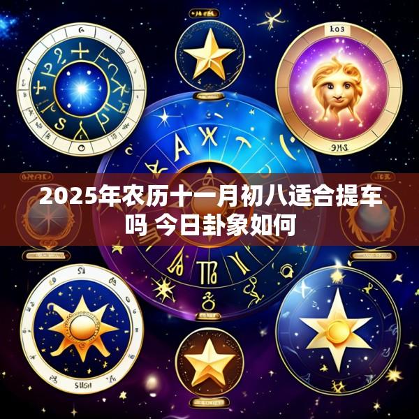 2025年农历十一月初八适合提车吗 今日卦象如何