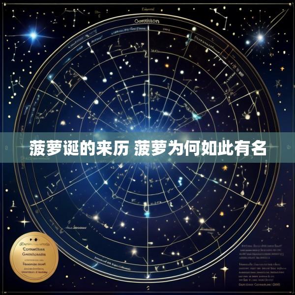 菠萝诞的来历 菠萝为何如此有名