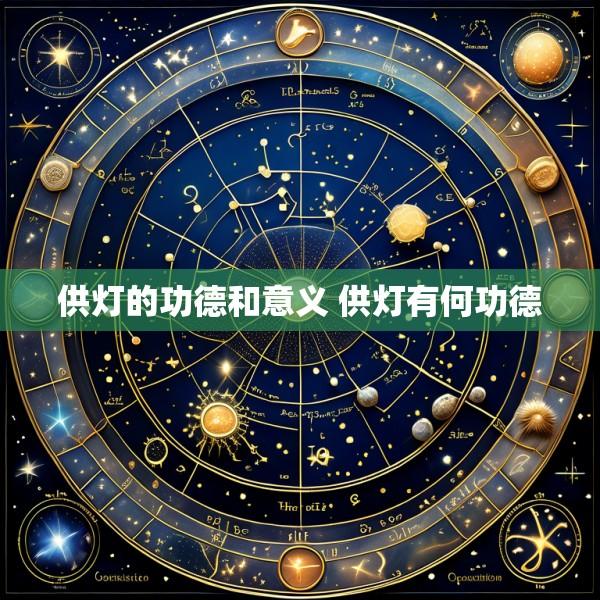 供灯的功德和意义 供灯有何功德