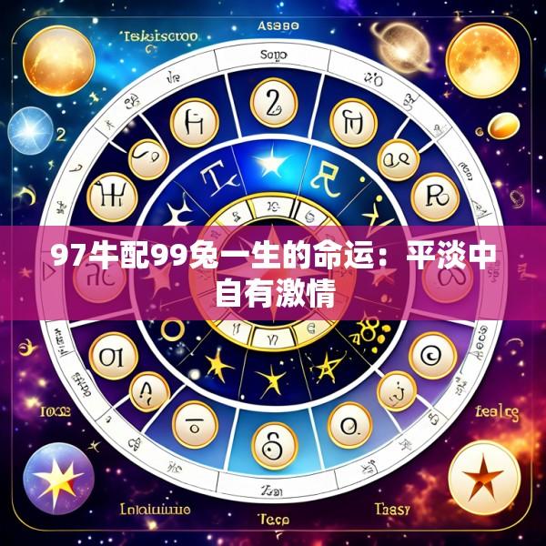 97牛配99兔一生的命运：平淡中自有激情