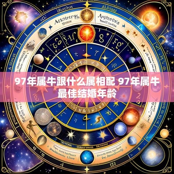 97年属牛跟什么属相配 97年属牛最佳结婚年龄