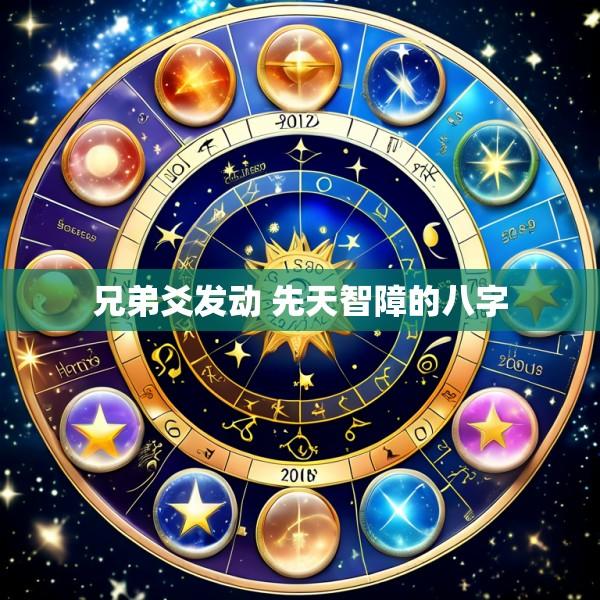 兄弟爻发动 先天智障的八字