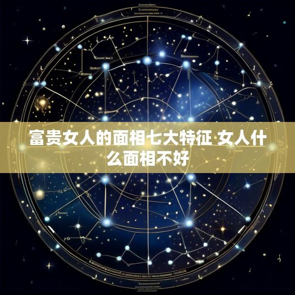 富贵女人的面相七大特征 女人什么面相不好
