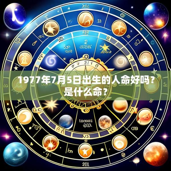 1977年7月5日出生的人命好吗？是什么命？