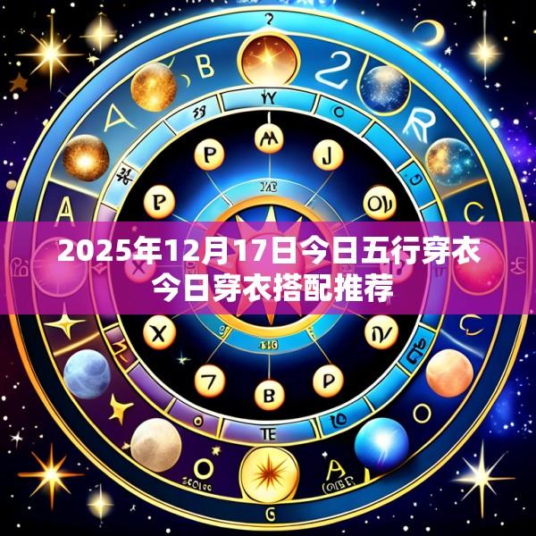2025年12月17日今日五行穿衣 今日穿衣搭配推荐