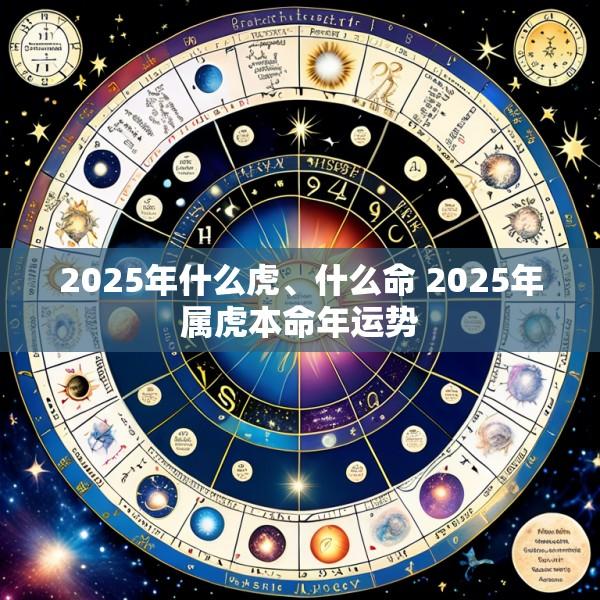 2025年什么虎、什么命 2025年属虎本命年运势