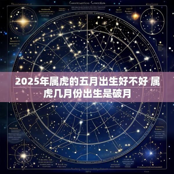 2025年属虎的五月出生好不好 属虎几月份出生是破月